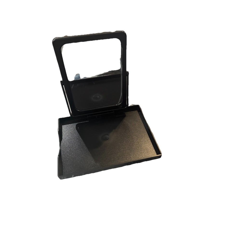 Mary Kay Black Mirror Foldable Standing Travel Mirror with Tray NEW